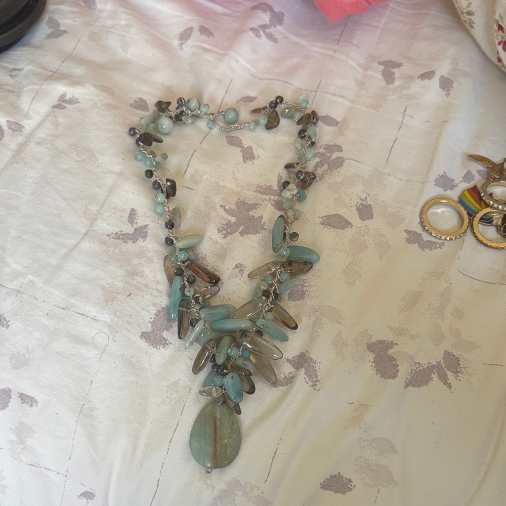 Elegant Multi-Stone Necklace